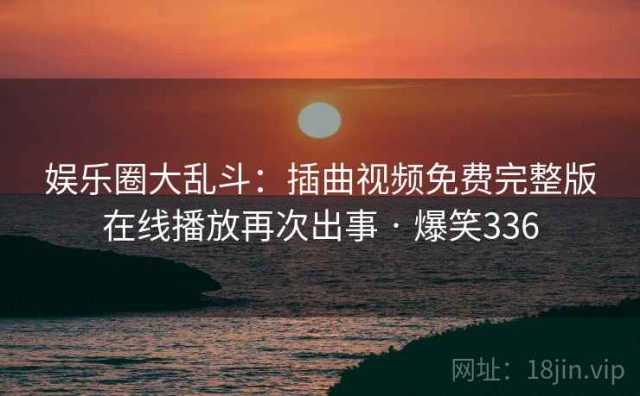 娱乐圈大乱斗：插曲视频免费完整版在线播放再次出事 · 爆笑336
