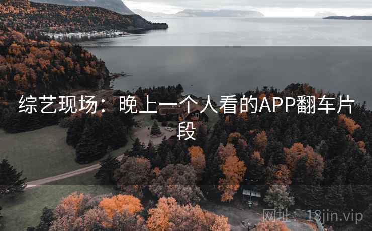 综艺现场：晚上一个人看的APP翻车片段